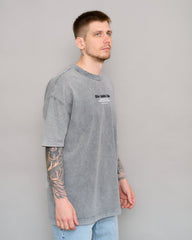 TRICOU PREMIUM GRI "RISE AGAINST ODDS"