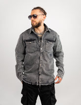 CAMASA DE BLUGI DESTROYED GRI