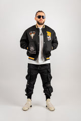 GEACA BOMBER NEGRU "PEACE OF MIND"