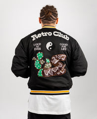 GEACA BOMBER NEGRU "PEACE OF MIND"