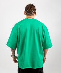 TRICOU PREMIUM GREEN "OVERLOCK STYLE"