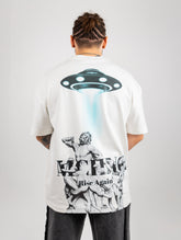 TRICOU PREMIUM ALB "U.F.O."