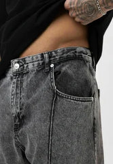 BLUGI RELAXED FIT ASH FADE GRI