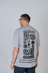 TRICOU PREMIUM GRI "REALITY&IMAGINATION"