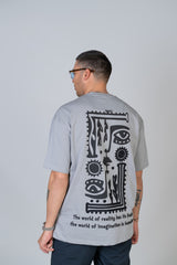 TRICOU PREMIUM GRI "REALITY&IMAGINATION"