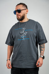 TRICOU PREMIUM GRI "THE KINGDOM"