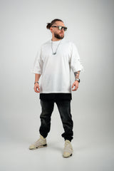 TRICOU PREMIUM ALB "ENJOY"