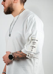 TRICOU PREMIUM ALB "ENJOY"