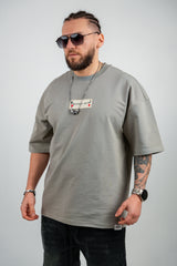 TRICOU PREMIUM GRI "VICTORY IS SWEET"