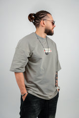 TRICOU PREMIUM GRI "VICTORY IS SWEET"