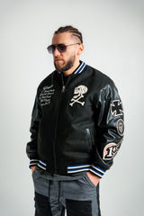 GEACA BOMBER NEGRU "WILD GARAGE"