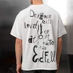 TRICOU PREMIUM ALB "DESIGNER"