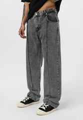 BLUGI RELAXED FIT ASH FADE GRI