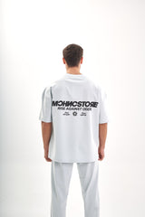 TRICOU PREMIUM BABY BLUE DESCHIS "RISE AGAINST ODDS"