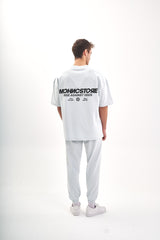 TRICOU PREMIUM BABY BLUE DESCHIS "RISE AGAINST ODDS"