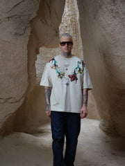 TRICOU PREMIUM ALB "THE LOCKED"