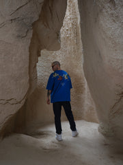 TRICOU PREMIUM ALBASTRU "THE LOCKED"