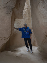 TRICOU PREMIUM ALBASTRU "THE LOCKED"