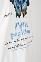 TRICOU PREMIUM ALB "PAPILLON"