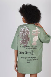 TRICOU PREMIUM VERDE "CENTER OF ATTENTION"