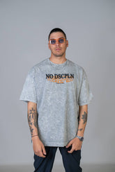 TRICOU PREMIUM GRI "NO DISCIPLINE"