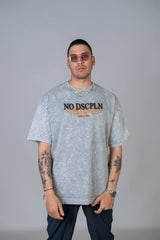 TRICOU PREMIUM GRI "NO DISCIPLINE"