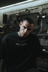 TRICOU PREMIUM NEGRU "PABLO"