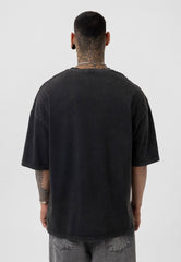 TRICOU PREMIUM GRI INCHIS "BLACK PUSSY"