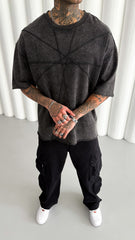 TRICOU PREMIUM GRI "GEOMETRIC FADE"