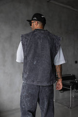 VESTA DENIM PREMIUM GRI PRESPALAT "SHADOW ARMOR"