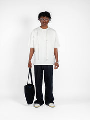 TRICOU PREMIUM ALB "ZIPPER"