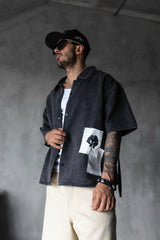 CAMASA OVERSIZED NEAGRA "FREEDOM CODE"