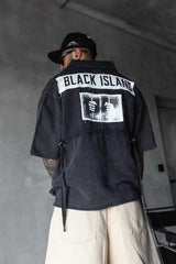 CAMASA OVERSIZED NEAGRA "FREEDOM CODE"