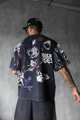 TRICOU PREMIUM NEGRU "ROKS OF AGES"