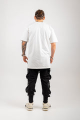 TRICOU PREMIUM ALB "SIMPLE LONG BACK"