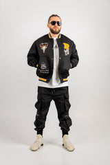 GEACA BOMBER NEGRU "PEACE OF MIND"