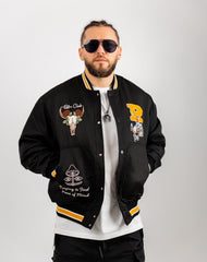 GEACA BOMBER NEGRU "PEACE OF MIND"