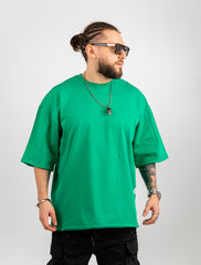 TRICOU PREMIUM GREEN "OVERLOCK STYLE"