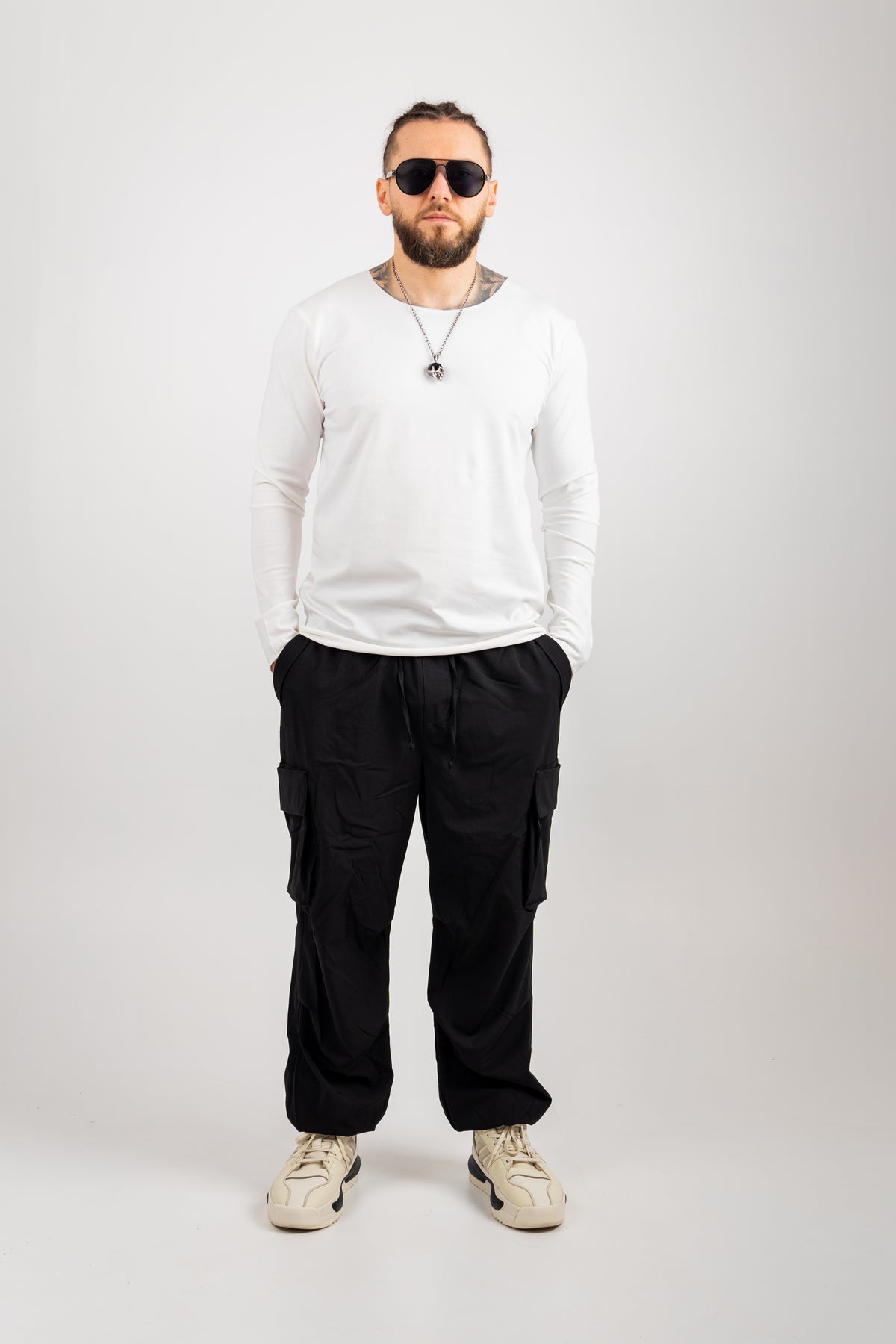 BLUZA DECOLTATA ALB