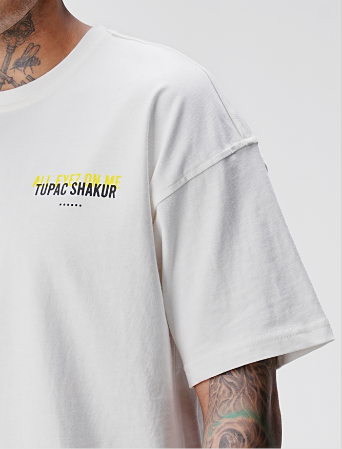 TRICOU PREMIUM ALB "SHAKUR"