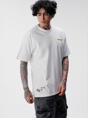 TRICOU PREMIUM ALB "SHAKUR"