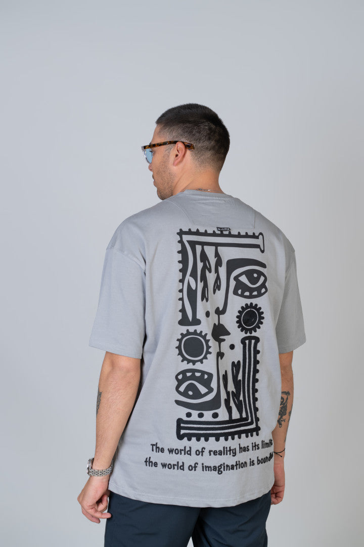 TRICOU PREMIUM GRI "REALITY&IMAGINATION"