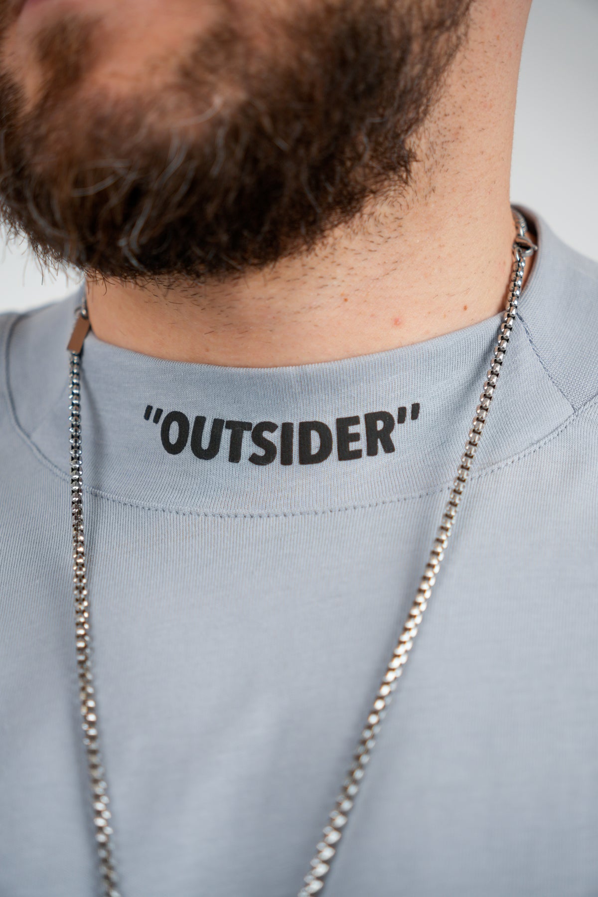 TRICOU PREMIUM GRI "OUTSIDER"