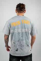 TRICOU PREMIUM GRI DESCHIS "FUCK THAT"