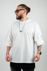 TRICOU PREMIUM ALB "ENJOY"