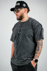 TRICOU PREMIUM GRI INCHIS "FUCK THAT"