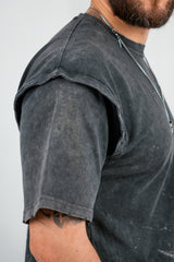 TRICOU PREMIUM GRI INCHIS "FUCK THAT"