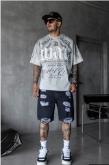 TRICOU PREMIUM GRI "CHILD OF WAR"