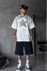 TRICOU PREMIUM GRI "STAR POWER"