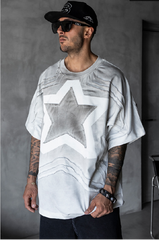 TRICOU PREMIUM GRI "STAR POWER"